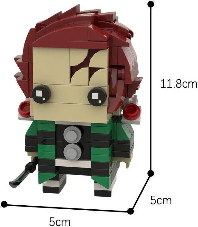 Main image of ZITIANYOUBUILD C7430Y01 Tanjiro B_r-i-c-k-he-a-d-z 226 Parts from TV Series | Creative Toys
