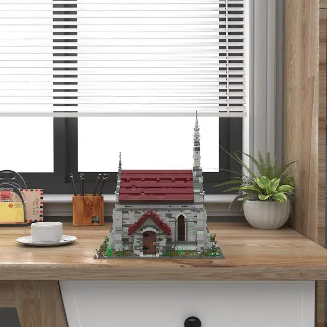 Alt view image 3 of 6 - ZITIANYOUBUILD C7459 Modular Building Medieval Cathedral Model for Adults 3747 Parts