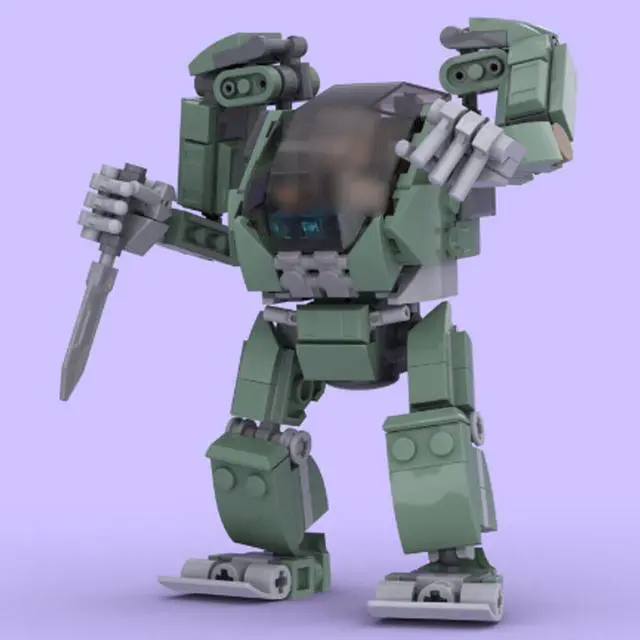 Main image of ZITIANYOUBUILD MOC-137288 Amplified Mobility Platform AMP SUIT Model with Weapon 364 Parts