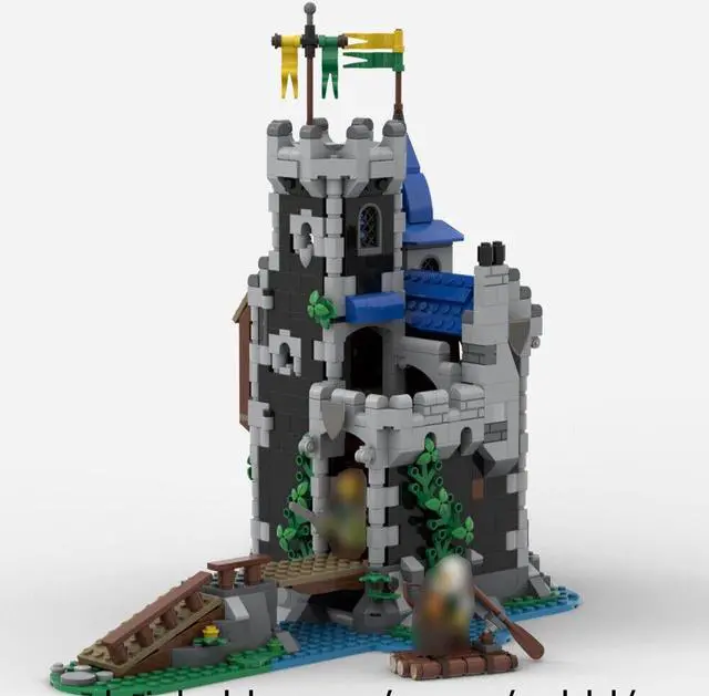 Main image of ZITIANYOUBUILD MOC-148389 Fortress of Lakeside County Modular Building with Interior 933 Parts