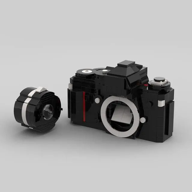 Alt view image 2 of 4 - ZITIANYOUBUILD C4979 F3 35mm SLR Camera Building Toys Set for Collection 663 Parts