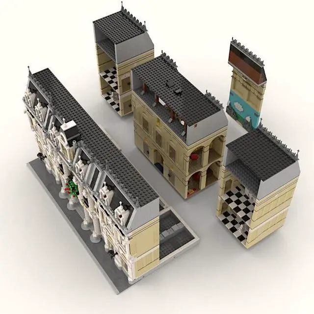 Alt view image 3 of 3 - ZITIANYOUBUILD MOC-98927 Modular The Royal Opera Building Classical Architecture 6633 Parts