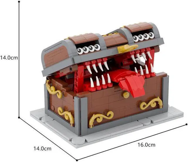 Alt view image 3 of 5 - ZITIANYOUBUILD C7889Y02 Working Mechanical Box Monster Model from Video Game 682 Parts