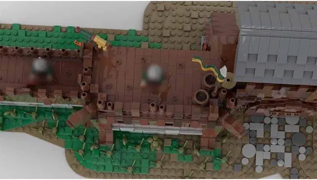 Alt view image 3 of 3 - ZITIANYOUBUILD MOC-158148 Gates of Capital of Middle-earth Building Toys Set 3343 Parts