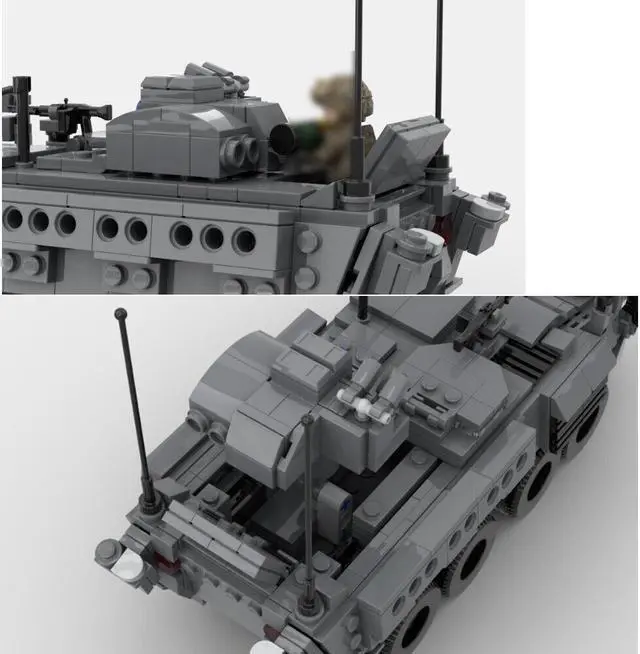Alt view image 2 of 2 - ZITIANYOUBUILD MOC-162278 The Anti-Tank Guided Missile Vehicle Building Toys Set 633 Parts