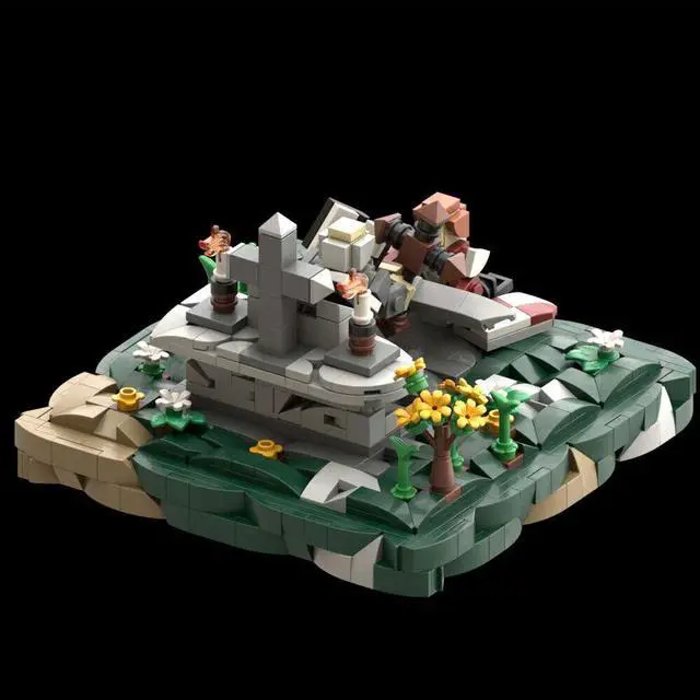 Alt view image 2 of 5 - ZITIANYOUBUILD MOC-153098 Stone Altar and Knight Miniature Scene Building Toys Set 654 Parts