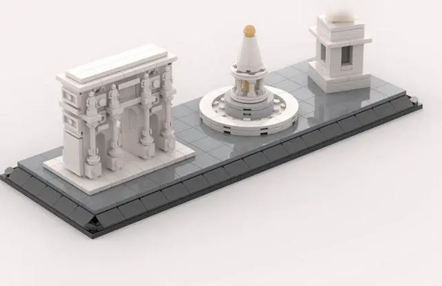 Main image of ZITIANYOUBUILD MOC-59684 Arch of Constantine, Fountain & Statue of the Sun God 601 Parts