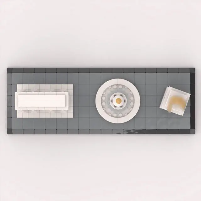 Alt view image 2 of 4 - ZITIANYOUBUILD MOC-59684 Arch of Constantine, Fountain & Statue of the Sun God 601 Parts