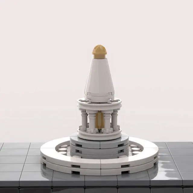 Alt view image 4 of 4 - ZITIANYOUBUILD MOC-59684 Arch of Constantine, Fountain & Statue of the Sun God 601 Parts