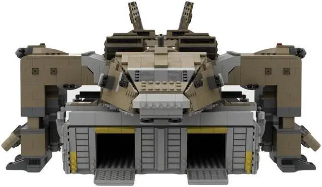 Alt view image 4 of 5 - ZITIANYOUBUILD C7722 Ship Transporter Transport from Movie Building Toys 3371 Parts