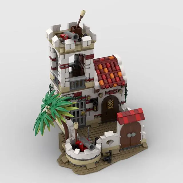 Main image of ZITIANYOUBUILD MOC-143230 Little Fortress Model Upgraded Version for Pirates Series 837 Parts