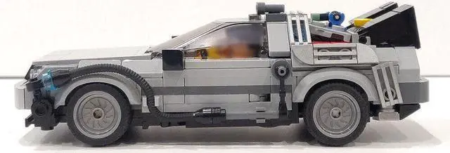 Alt view image 4 of 4 - ZITIANYOUBUILD MOC-108607 Time Machine Time Travel Device from Movie Building Toys 389 Parts