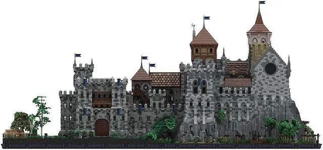 その他 New Castles ZITIANYOUBUILD MOC-131299 Huge Medieval Castle with 51