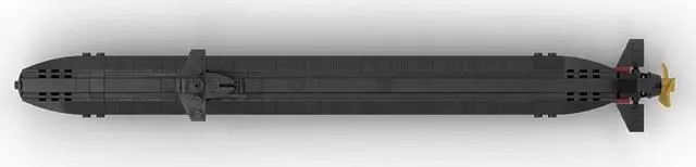 Alt view image 6 of 6 - ZITIANYOUBUILD Custom MOC-178041 Los Angeles Nuclear Submarine Building Block Set 306 Parts