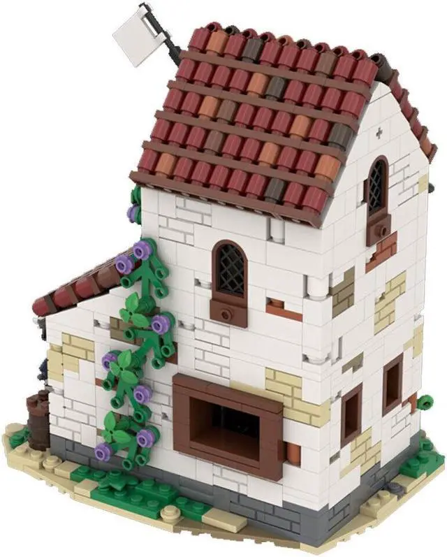 Main image of ZITIANYOUBUILD MOC-124049 Soldiers House #1 Minifig Scale with Room Interiors 921 Parts Gift