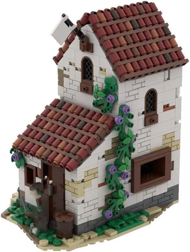 Alt view image 2 of 2 - ZITIANYOUBUILD MOC-124049 Soldiers House #1 Minifig Scale with Room Interiors 921 Parts Gift