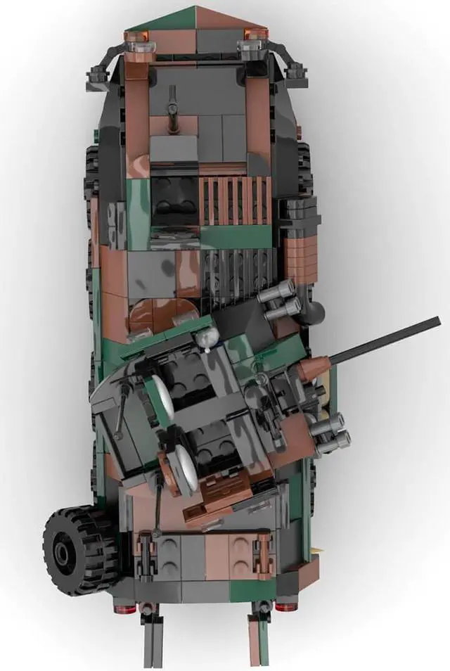 Alt view image 3 of 5 - ZITIANYOUBUILD Custom moc-126469 LAV-25 Infantry Fighting Vehicle Model 476 Parts Kids Gift