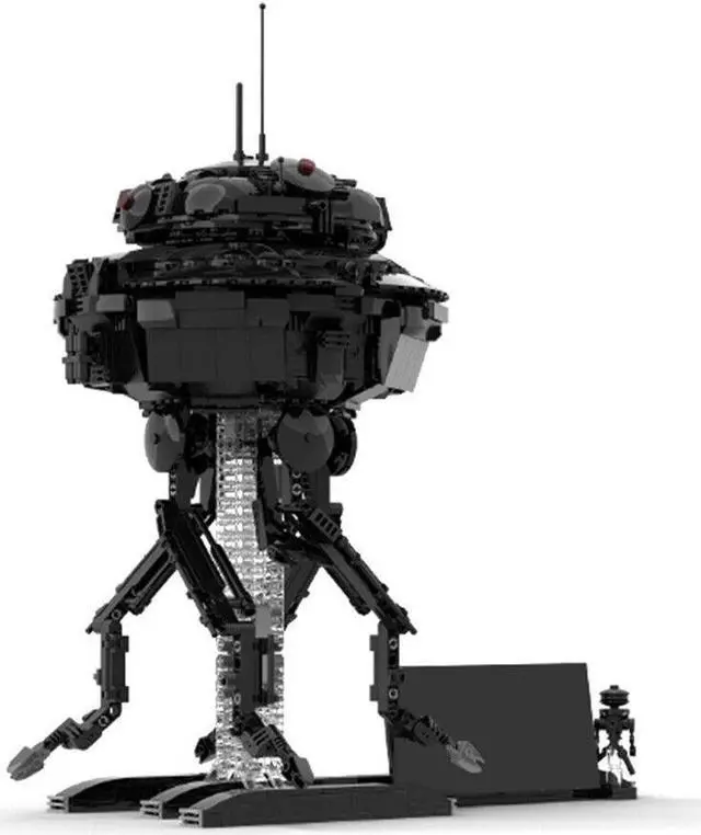 Alt view image 2 of 3 - ZITIANYOUBUILD MOC-43368 Imperial Probe Droid Model- UCS Scale from Movie 1093 Parts