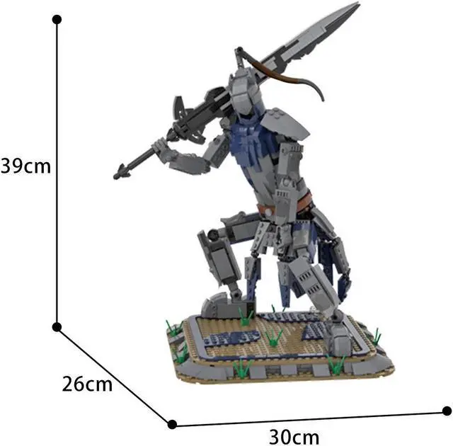 Main image of ZITIANYOUBUILD C5682 Knight with Distinctive Armor and Greatsword from Game 773 Parts
