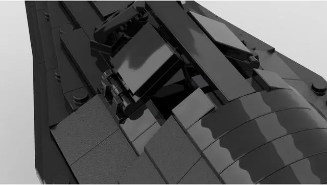 Alt view image 3 of 4 - ZITIANYOUBUILD C6960 Long-range Strategic Reconnaissance Aircraft Fighter 1968 Parts