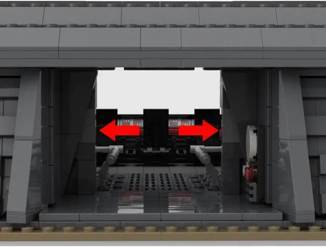 Alt view image 4 of 5 - ZITIANYOUBUILD MOC-117685 Shield Generator Bunker Imperial Outpost on Forest Moon 1057 Parts