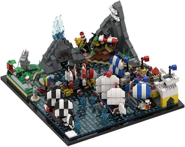 Main image of ZITIANYOUBUILD C4759 Pirates Theme Microscale Architecture Way for Collection 1221 Parts