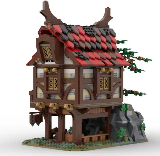 Main image of ZITIANYOUBUILD MOC-73723 MEDIEVAL BAKERY Model Modular Building for Collection 1407 Parts