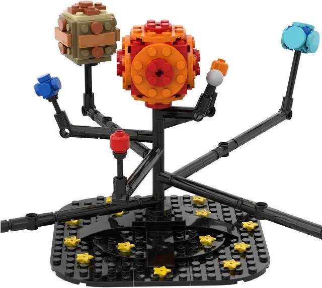 Main image of ZITIANYOUBUILD Custom MOC: C7259 The Eight Planets of the Solar System 278 Parts Brick