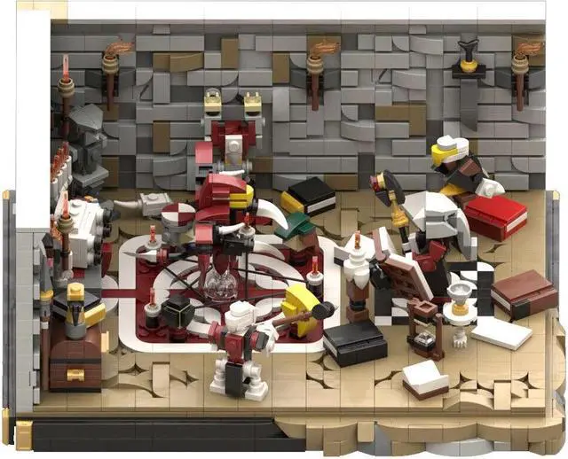 Main image of ZITIANYOUBUILD MOC-153826 Rituals of Summoning at the Altar with Bird 1810 Parts