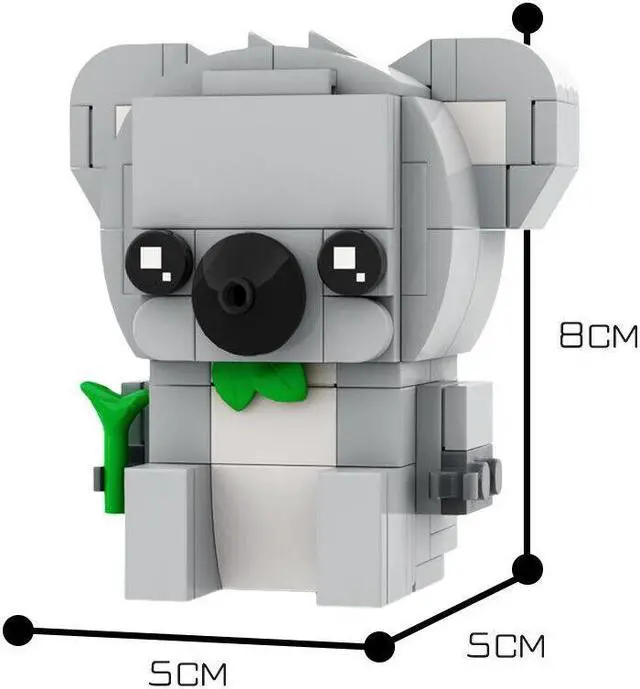 Alt view image 2 of 2 - ZITIANYOUBUILD Custom MOC: C7600 Animal Koala Model 115 Parts for Kids Gift for Christmas