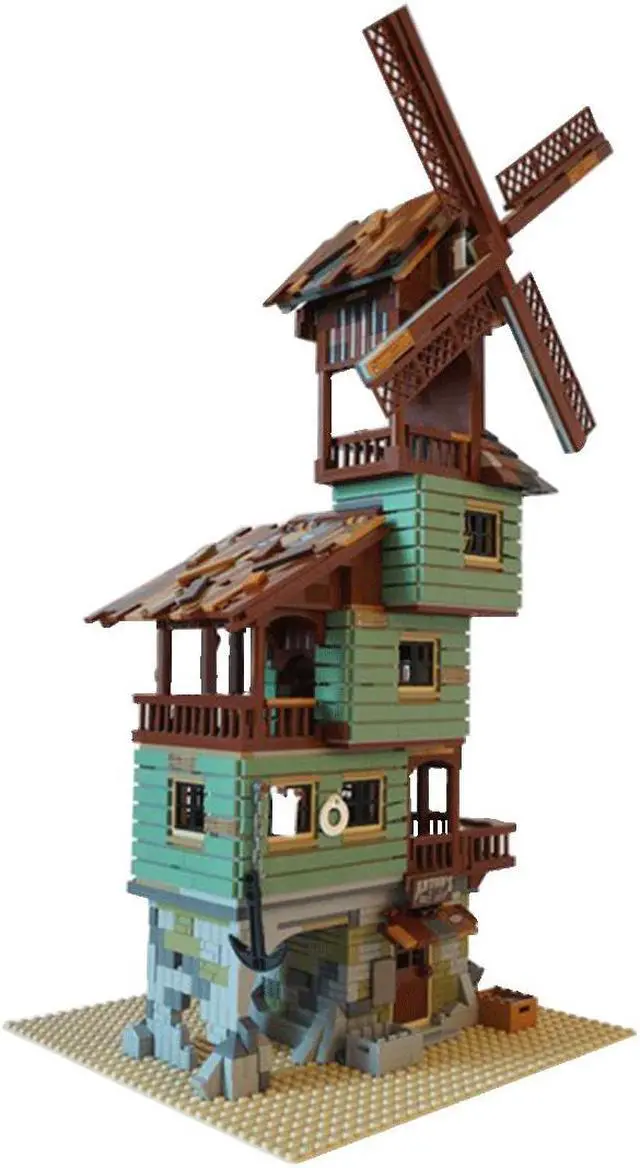 Alt view image 2 of 3 - ZITIANYOUBUILD YOUFOY Modular Building: Old Mill Model Building Toys Set 1762 Bricks Gift