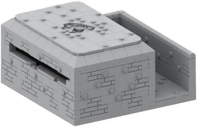 Main image of ZITIANYOUBUILD MOC-157336 Historical Pillbox Bunker Model Building Toys Set 482 Parts Gift