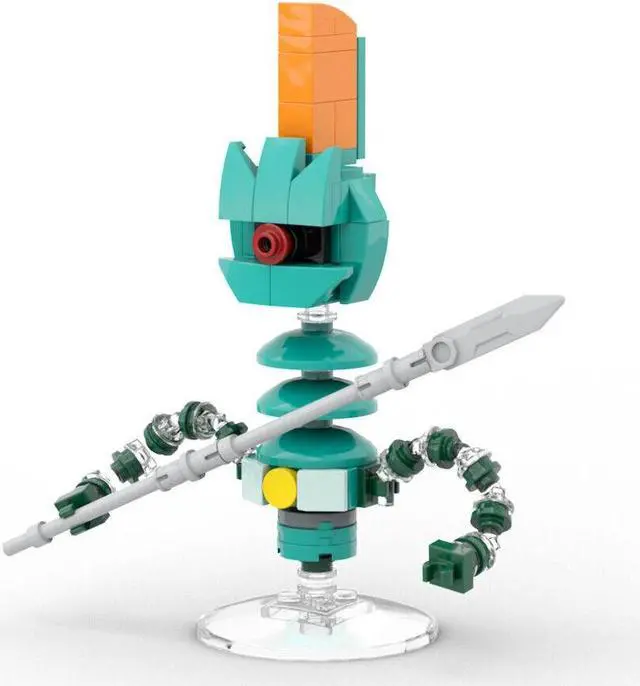 Alt view image 2 of 6 - ZITIANYOUBUILD C9594 2-in-1 Soldier Sculpture Building Toys Set from Video Game 199 Parts