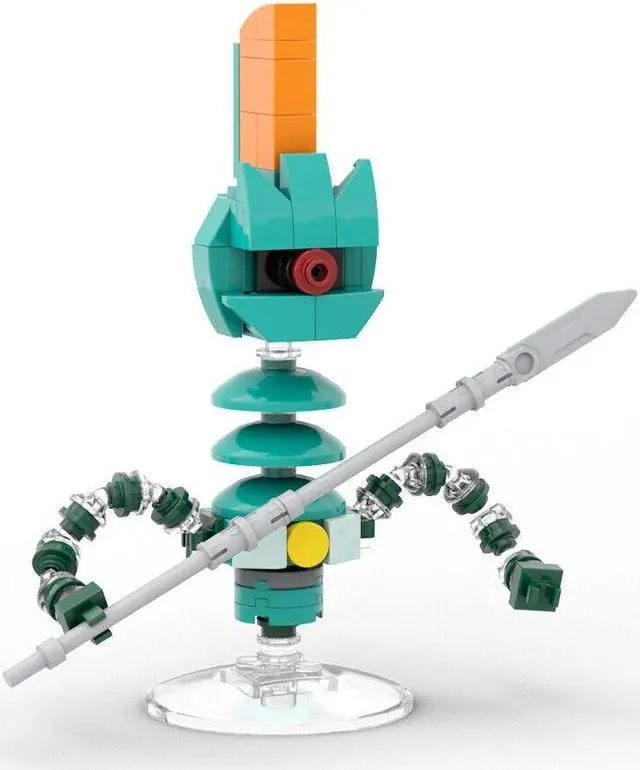 Alt view image 3 of 6 - ZITIANYOUBUILD C9594 2-in-1 Soldier Sculpture Building Toys Set from Video Game 199 Parts