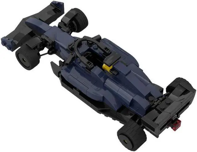 Alt view image 4 of 6 - ZITIANYOUBUILD Custom MOC-141349 High-Speed Racing Car 302 Parts Kids Gift for Christmas