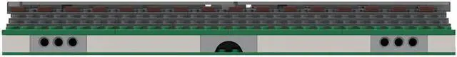 Alt view image 5 of 6 - ZITIANYOUBUILD Custom MOC-117831 MILS Ballasted Double Track Train Track Model 423 Parts