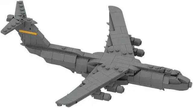Alt view image 4 of 6 - ZITIANYOUBUILD Custom MOC-163191 C-5 GALAXY | Cargo 1/300 Scale Active US Military 367 Parts
