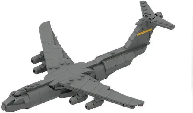 Alt view image 6 of 6 - ZITIANYOUBUILD Custom MOC-163191 C-5 GALAXY | Cargo 1/300 Scale Active US Military 367 Parts