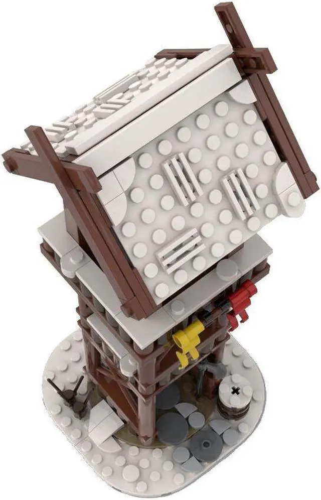 Alt view image 5 of 5 - ZITIANYOUBUILD Custom MOC-95891 Winter Viking Tower Parts 306 Parts Kids Gift for Christmas