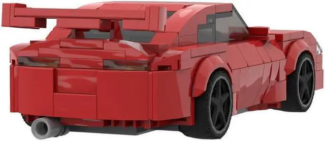 Alt view image 4 of 6 - ZITIANYOUBUILD Custom MOC-144888 Sports Car Model Toys 360 Parts Kids Gift for Christmas