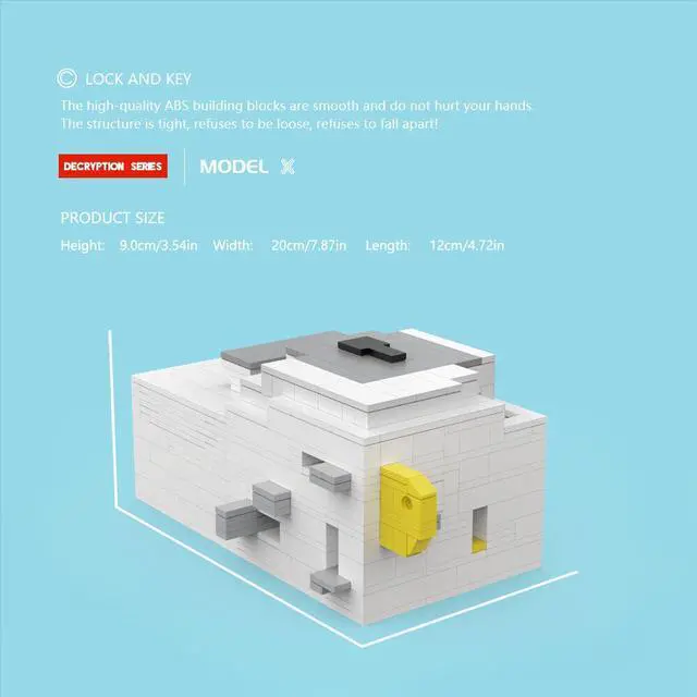 Alt view image 2 of 2 - ZITIANYOUBUILD C7649 Puzzle Box "Lock and Key 2: Lock Harder" Creative Toys 666 Parts