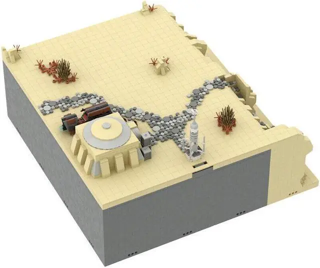 Main image of ZITIANYOUBUILD C5985 Modular Secret Base on Tatooine Model Building Toys 7325 Parts