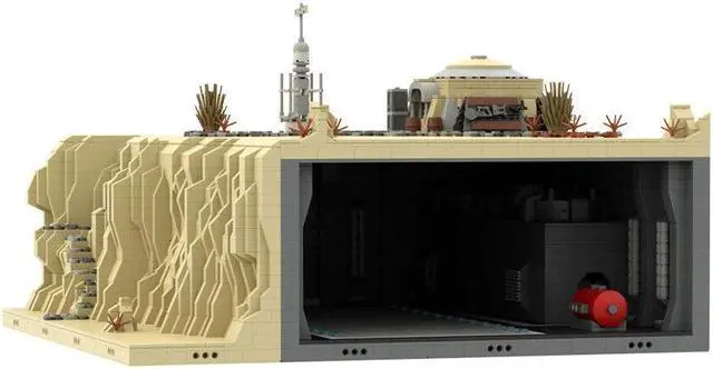 Alt view image 2 of 4 - ZITIANYOUBUILD C5985 Modular Secret Base on Tatooine Model Building Toys 7325 Parts
