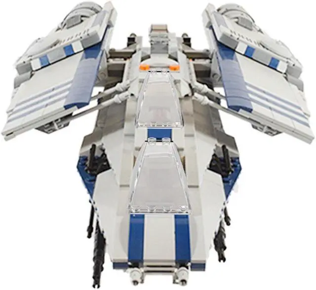 Alt view image 2 of 4 - ZITIANYOUBUILD C6688 Resistance BAAT: Battlefield Arial Assault Transport Gunship 1595 Parts