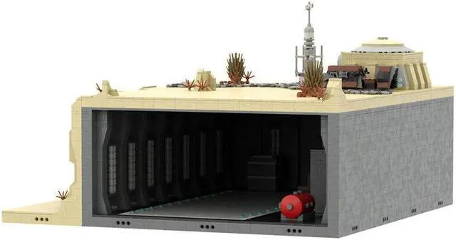 Alt view image 3 of 4 - ZITIANYOUBUILD C5985 Modular Secret Base on Tatooine Model Building Toys 7325 Parts