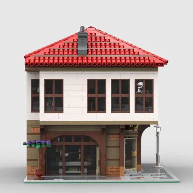 Main image of ZITIANYOUBUILD MOC-109388 Antique Shop with Traditional House Modular Building 3439 Parts