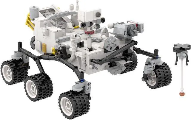 Alt view image 2 of 5 - ZITIANYOUBUILD Custom MOC: C6751Y01 Mars Rover 2021 Perseverance Car Vehicle 735 Parts