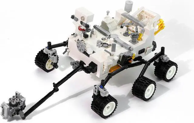 Alt view image 3 of 5 - ZITIANYOUBUILD Custom MOC: C6751Y01 Mars Rover 2021 Perseverance Car Vehicle 735 Parts