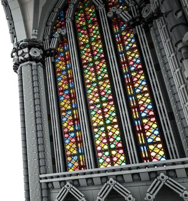 Alt view image 5 of 6 - ZITIANYOUBUILD MOC-172185 Gothic Cathedral- Cross Section 1:42 Scale 41101 Parts 1.34m High