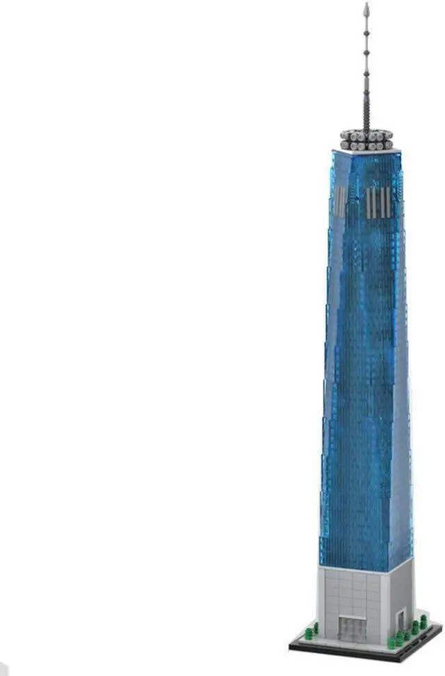 Main image of ZITIANYOUBUILD MOC-159549 One World Trade Center Freedom Tower 1:800 Scale 3153 Parts Gift